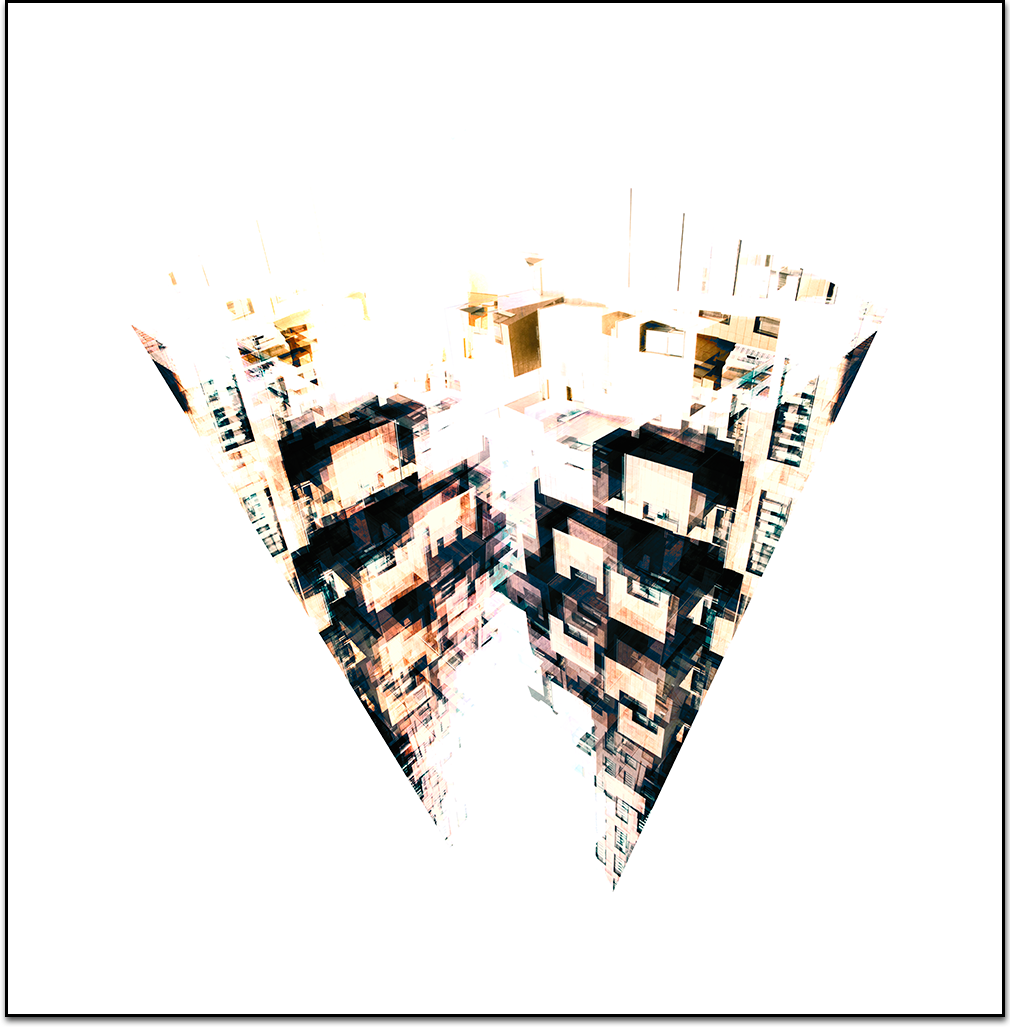 Shument, structure, digital print by Laurent Bompard