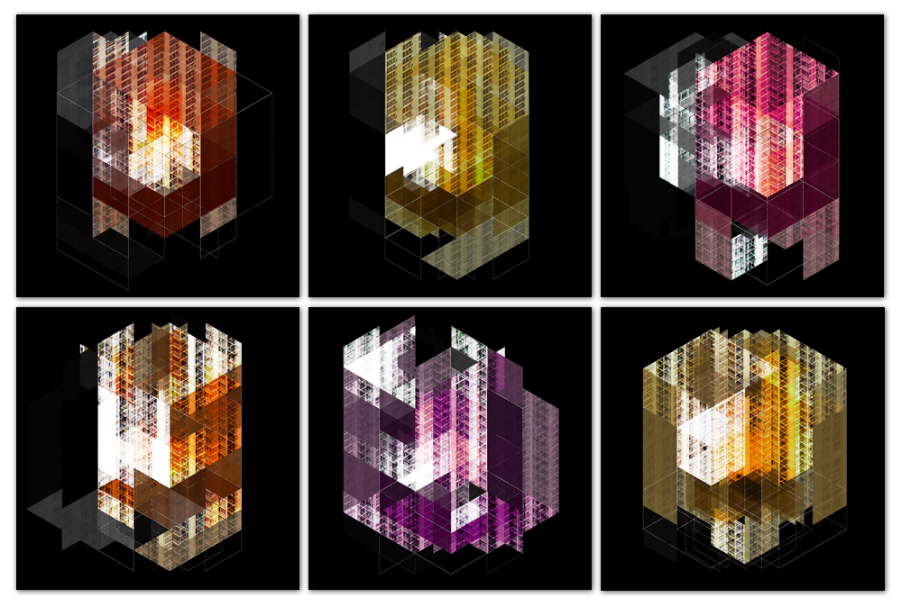 Shument, structure, digital print by Laurent Bompard